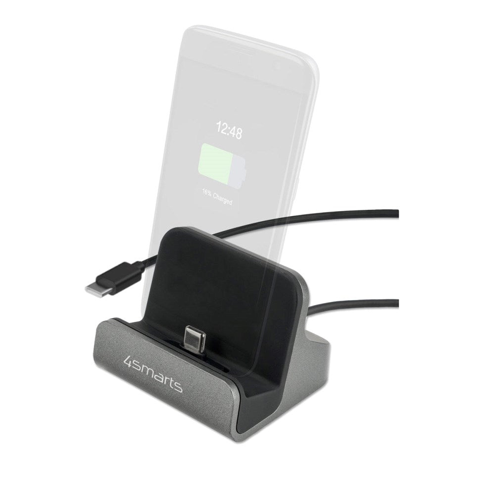 4smarts 60W Opladningsstation USB-C - Grå
