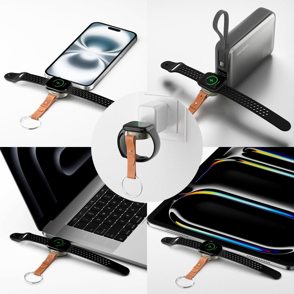 4smarts 3-i-1 Qi2 Trådløs Opladningsstation - MagSafe Kompatibel - Hvid