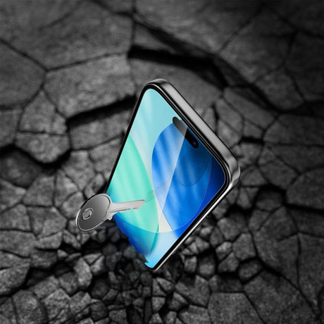 iPhone 17 Pro 4Smarts Second Glass Skærmbeskyttelse m. Monteringsramme - Case Friendly - Gennemsigtig