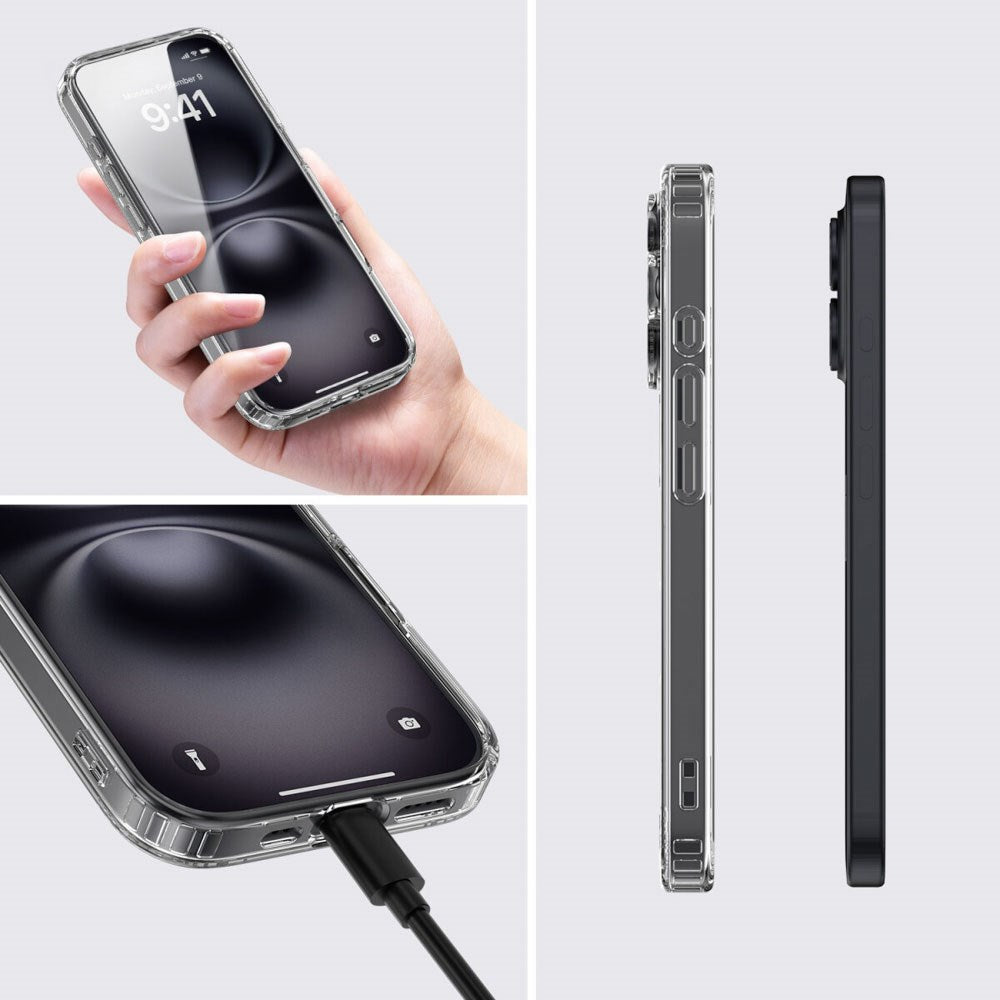 iPhone 17 4Smarts 360° Protection Set m. Cover & Skærmbeskyttelsesglas - MagSafe Kompatibel - Gennemsigtig