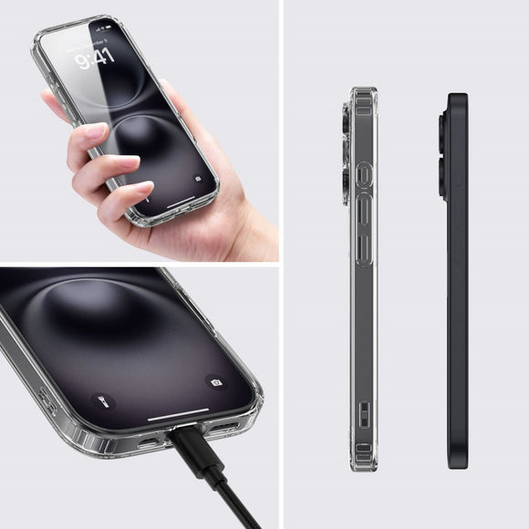 iPhone 17 4Smarts 360° Protection Set m. Cover & Skærmbeskyttelsesglas - MagSafe Kompatibel - Gennemsigtig