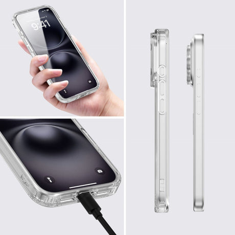 iPhone 17 Pro Max 4Smarts 360° Protection Set m. Cover & Skærmbeskyttelsesglas - MagSafe Kompatibel - Gennemsigtig