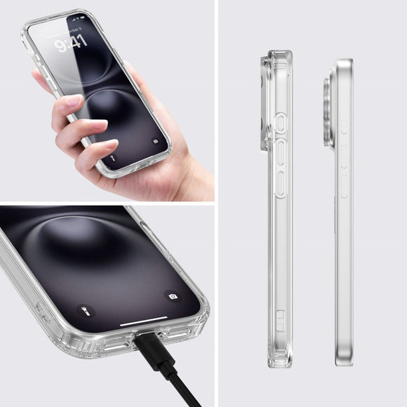 iPhone 17 Pro Max 4Smarts 360° Protection Set m. Cover & Skærmbeskyttelsesglas - MagSafe Kompatibel - Gennemsigtig