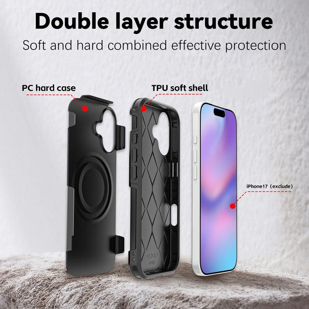 iPhone 17 4Smarts Defend Cover - MagSafe Kompatibel - Sort