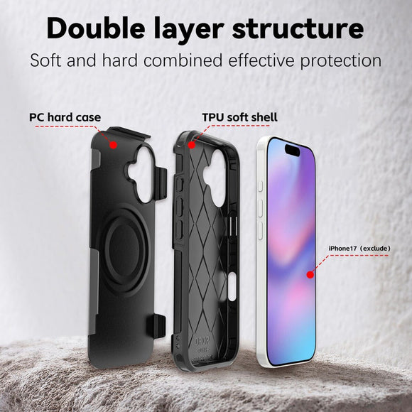 iPhone 17 4Smarts Defend Cover - MagSafe Kompatibel - Sort