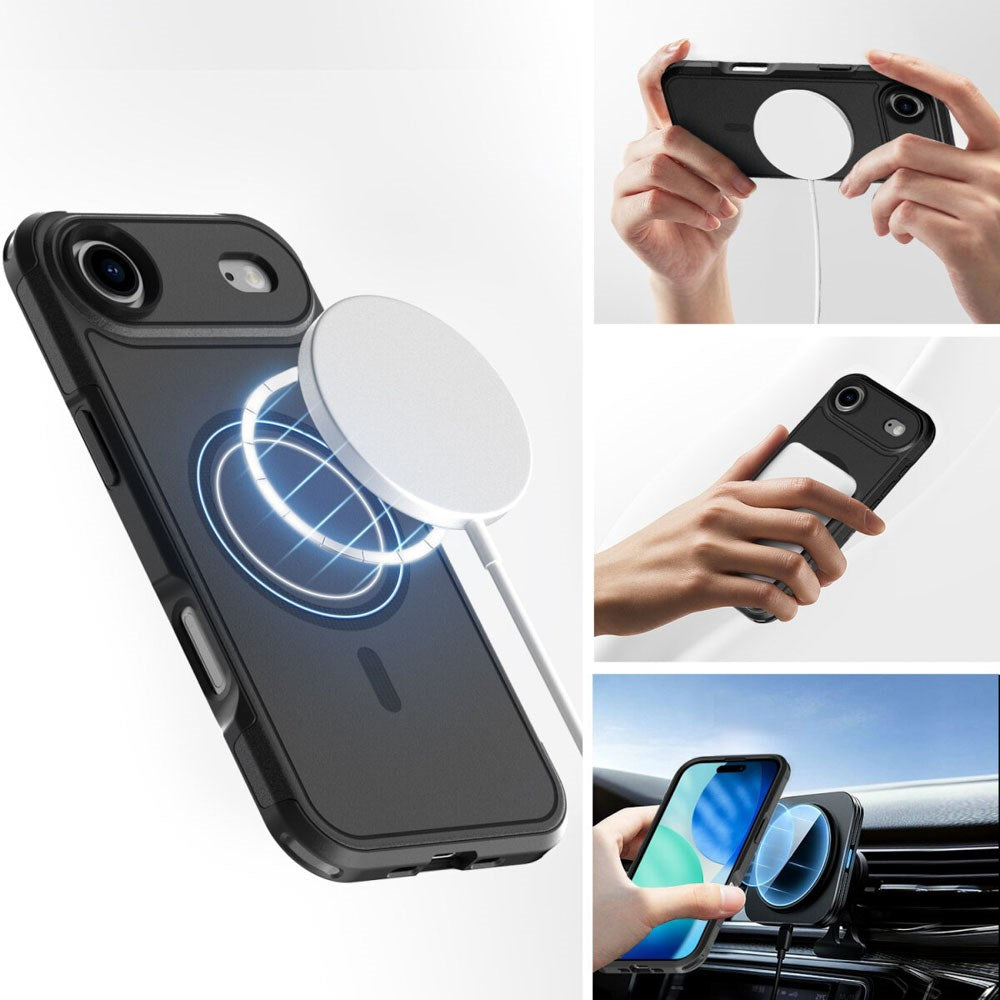 iPhone Air 4Smarts Defend Cover - MagSafe Kompatibel - Sort