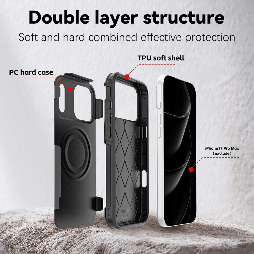 iPhone 17 Pro Max 4Smarts Defend Cover - MagSafe Kompatibel - Sort