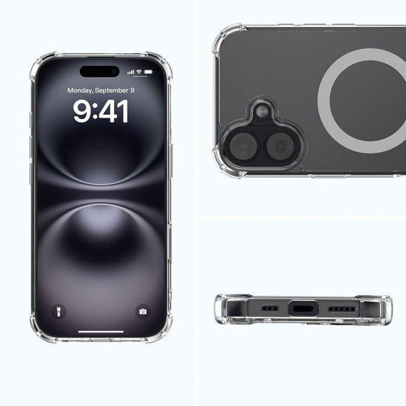 iPhone 17 4Smarts IBIZA Hybrid Cover - MagSafe Kompatibel - Gennemsigtig