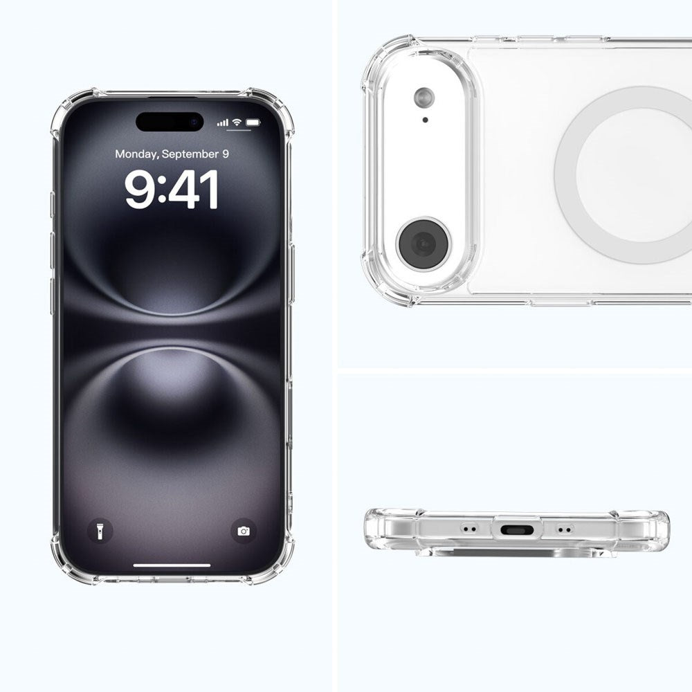 iPhone Air 4Smarts IBIZA Hybrid Cover - MagSafe Kompatibel - Gennemsigtig