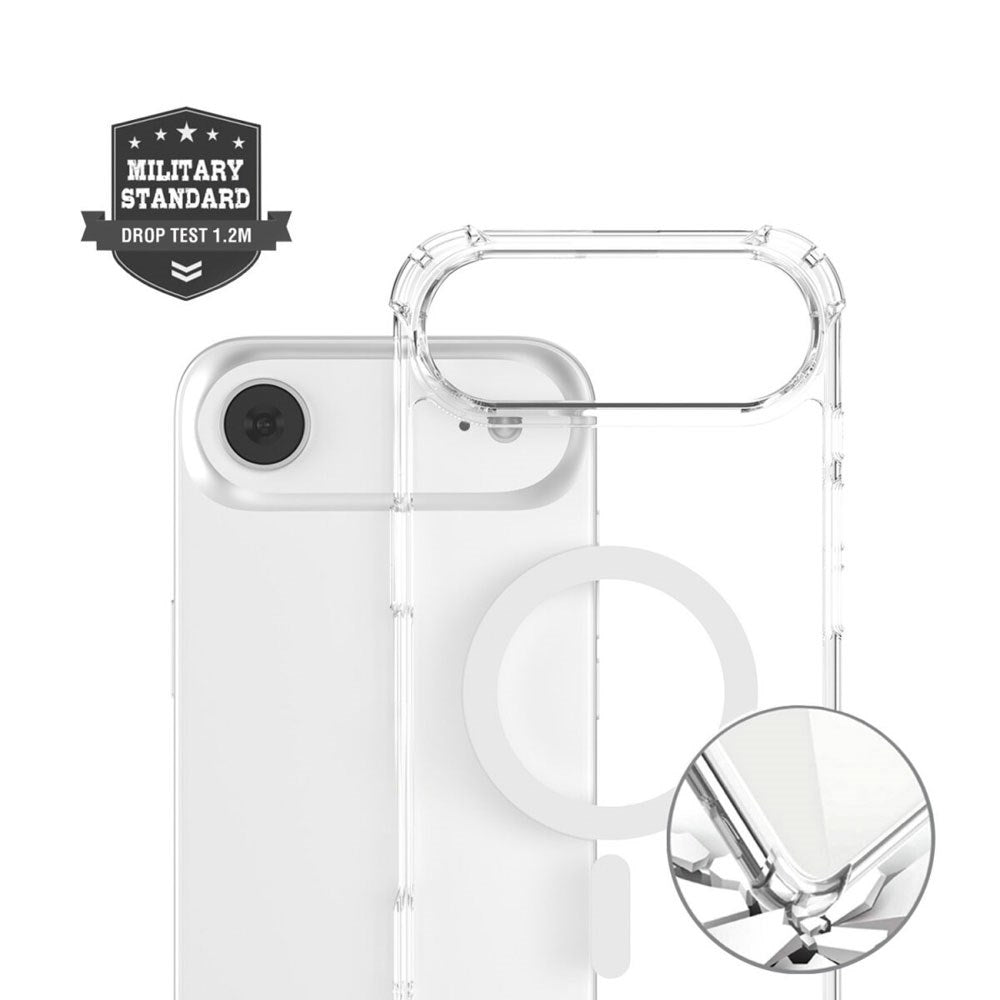 iPhone Air 4Smarts IBIZA Hybrid Cover - MagSafe Kompatibel - Gennemsigtig