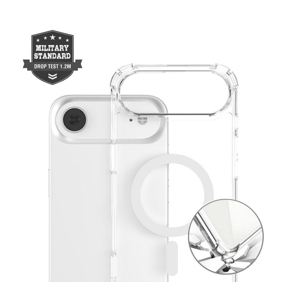 iPhone Air 4Smarts IBIZA Hybrid Cover - MagSafe Kompatibel - Gennemsigtig