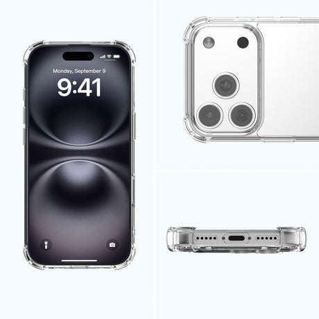 iPhone 17 Pro 4Smarts IBIZA Hybrid Cover - MagSafe Kompatibel - Gennemsigtig