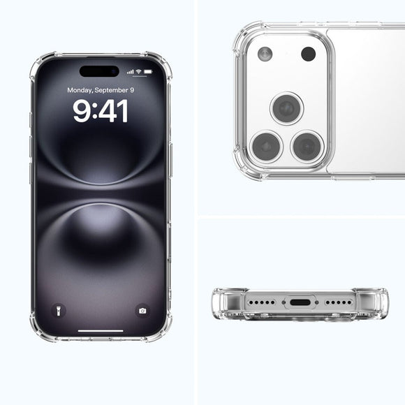 iPhone 17 Pro 4Smarts IBIZA Hybrid Cover - MagSafe Kompatibel - Gennemsigtig