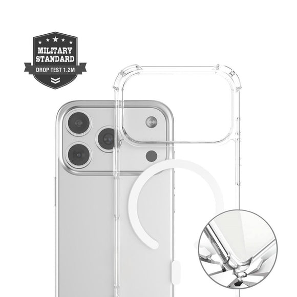 iPhone 17 Pro 4Smarts IBIZA Hybrid Cover - MagSafe Kompatibel - Gennemsigtig