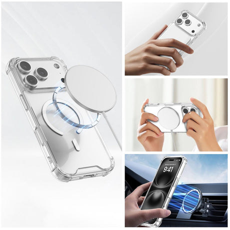 iPhone 17 Pro Max 4Smarts IBIZA Hybrid Cover - MagSafe Kompatibel - Gennemsigtig