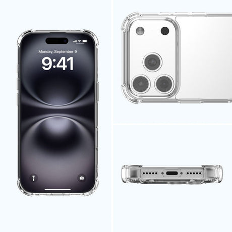 iPhone 17 Pro Max 4Smarts IBIZA Hybrid Cover - MagSafe Kompatibel - Gennemsigtig