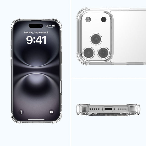 iPhone 17 Pro Max 4Smarts IBIZA Hybrid Cover - MagSafe Kompatibel - Gennemsigtig