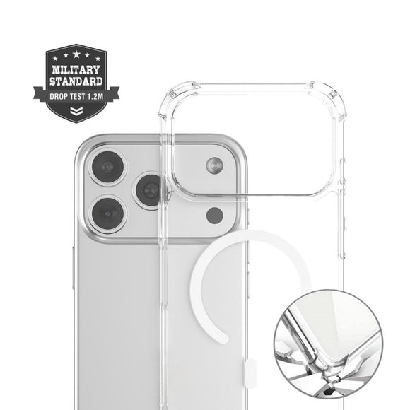 iPhone 17 Pro Max 4Smarts IBIZA Hybrid Cover - MagSafe Kompatibel - Gennemsigtig