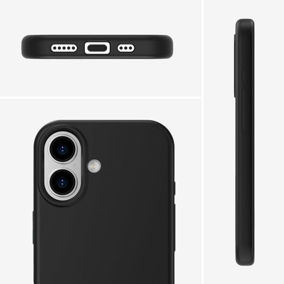 iPhone 17 4Smarts Silikone Cover - MagSafe Kompatibel - Sort