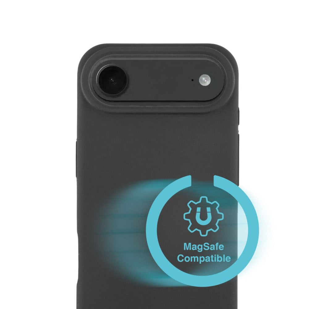 iPhone Air 4Smarts Silikone Cover - MagSafe Kompatibel - Sort