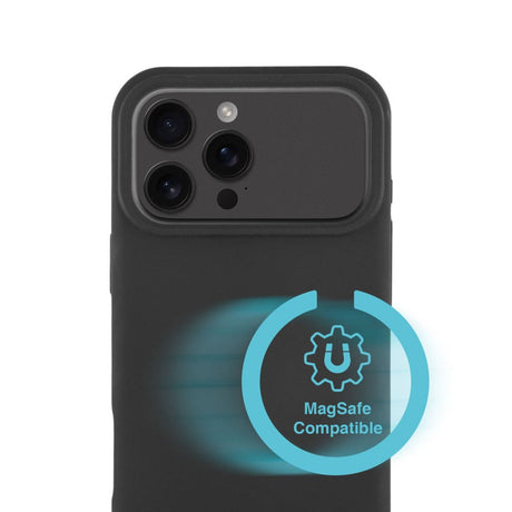 iPhone 17 Pro 4Smarts Silikone Cover - MagSafe Kompatibel - Sort