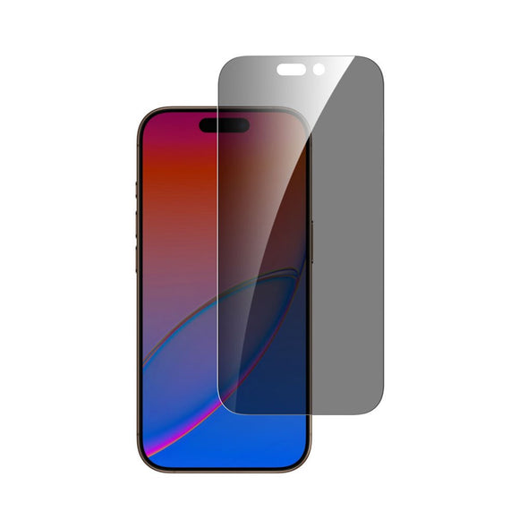 iPhone 17 4Smarts Second Glass Skærmbeskyttelse m. Monteringsramme - Privacy Funktion - Gennemsigtig