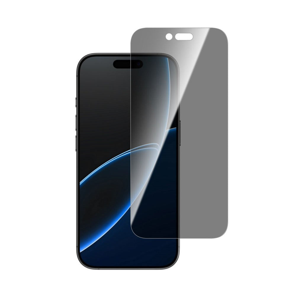 iPhone Air 4Smarts Second Glass Skærmbeskyttelse m. Monteringsramme - Privacy Funktion - Gennemsigtig