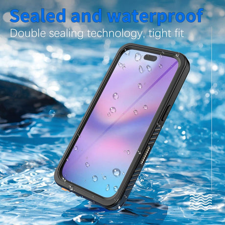 iPhone 17 Pro 4Smarts Vandtæt 360 Cover - MagSafe Kompatibel - Gennemsigtig / Sort