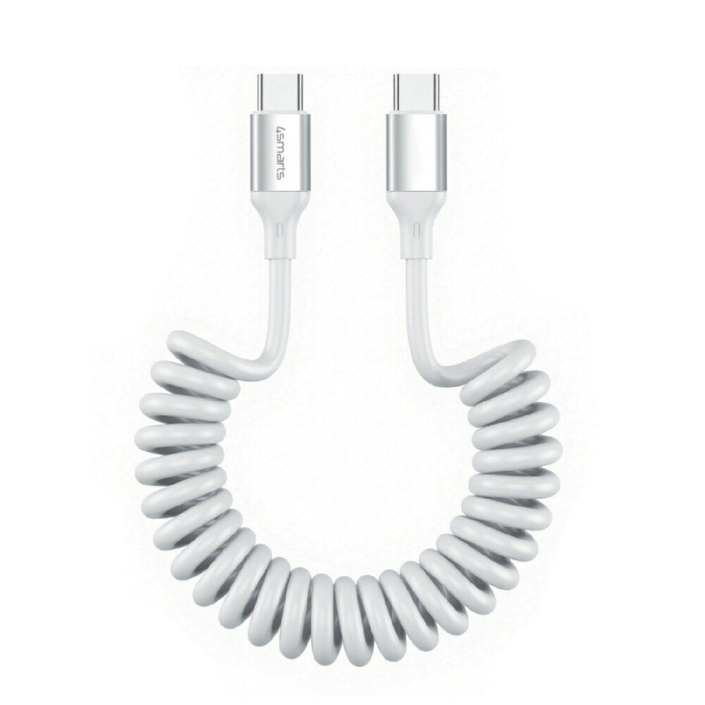 4smarts 240W USB-C til USB-C Kabel - 50cm - Hvid