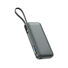 4smarts Enterprise 20.000mAh 165W Powerbank m. Indbygget USB-C Kabel - Grå