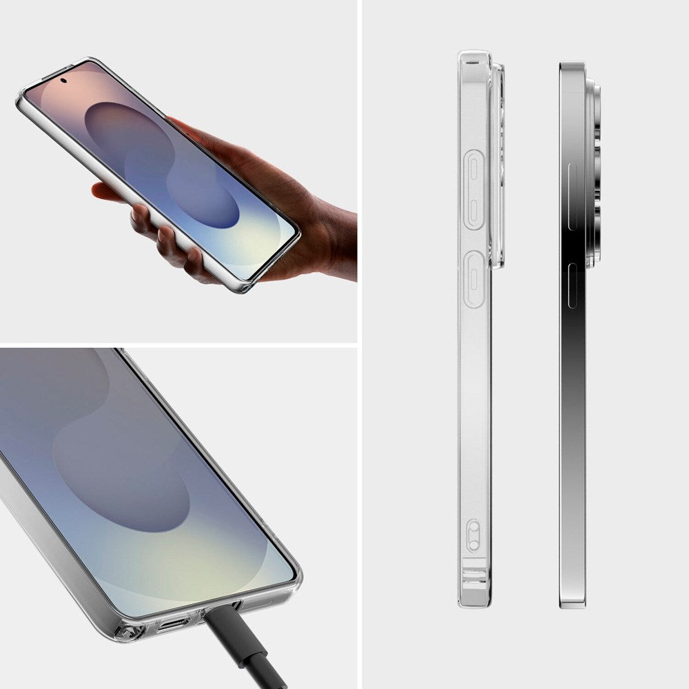 Samsung Galaxy S26 Ultra 4smarts 360° Beskyttelsessæt m. Cover & Skærmbeskyttelsesglas - Gennemsigtig