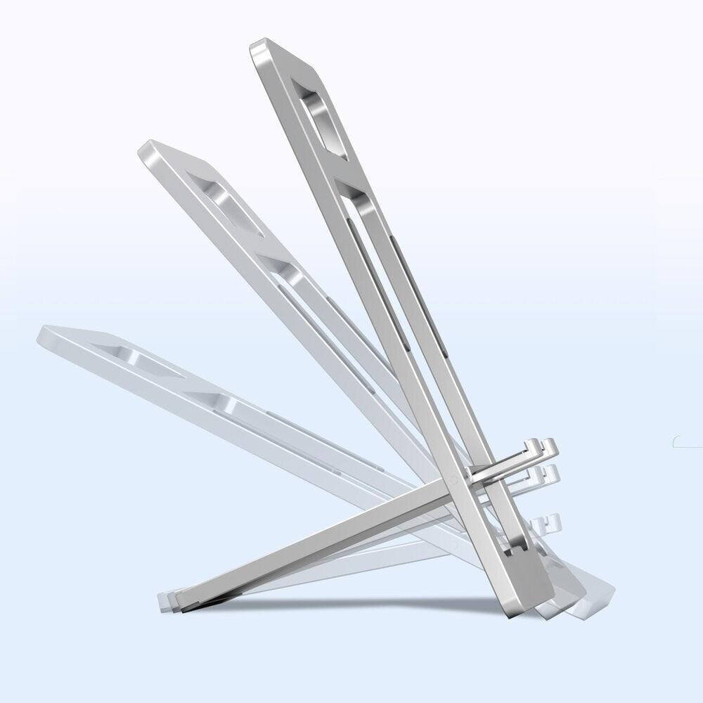 4smarts Stand ErgoFold Foldbar Mobil- / Tabletholder til Bord - Sølv