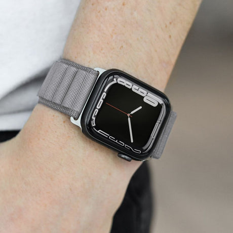 Apple Watch (38/40/SE/41/42mm) Vonmählen Action Loop Nylon Rem - Grå