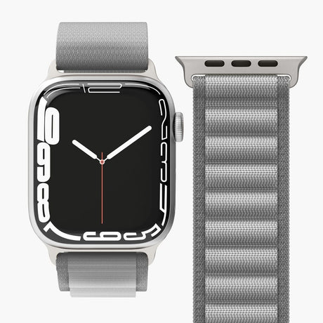 Apple Watch (38/40/SE/41/42mm) Vonmählen Action Loop Nylon Rem - Grå