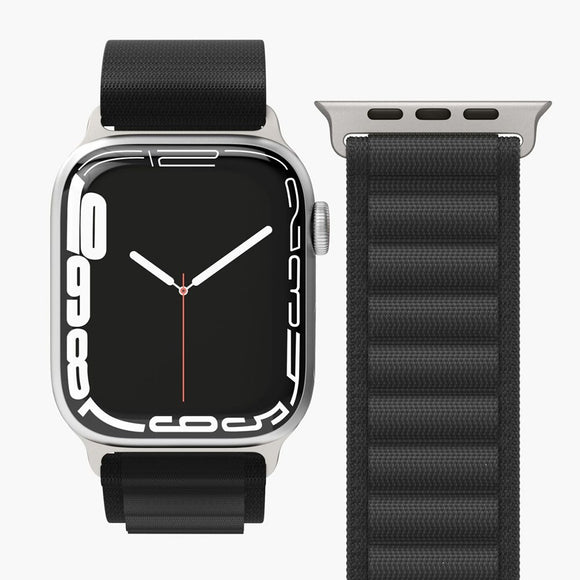 Apple Watch (38/40/SE/41/42mm) Vonmählen Action Loop Nylon Rem - Sort