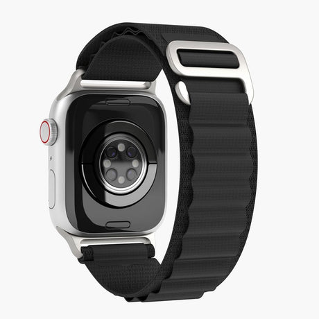 Apple Watch (38/40/SE/41/42mm) Vonmählen Action Loop Nylon Rem - Sort