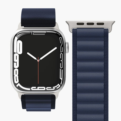 Apple Watch (38/40/SE/41/42mm) Vonmählen Action Loop Nylon Rem - Blå