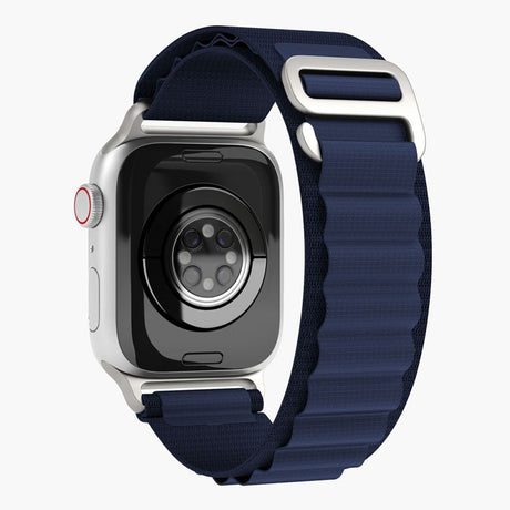 Apple Watch (38/40/SE/41/42mm) Vonmählen Action Loop Nylon Rem - Blå