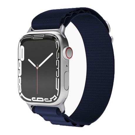 Apple Watch (38/40/SE/41/42mm) Vonmählen Action Loop Nylon Rem - Blå