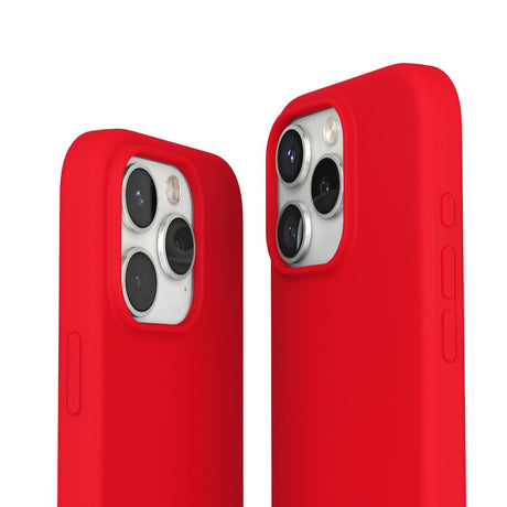 Vonmählen iPhone 16 Pro Eco Silikone Cover - MagSafe Kompatibel - Firecracker
