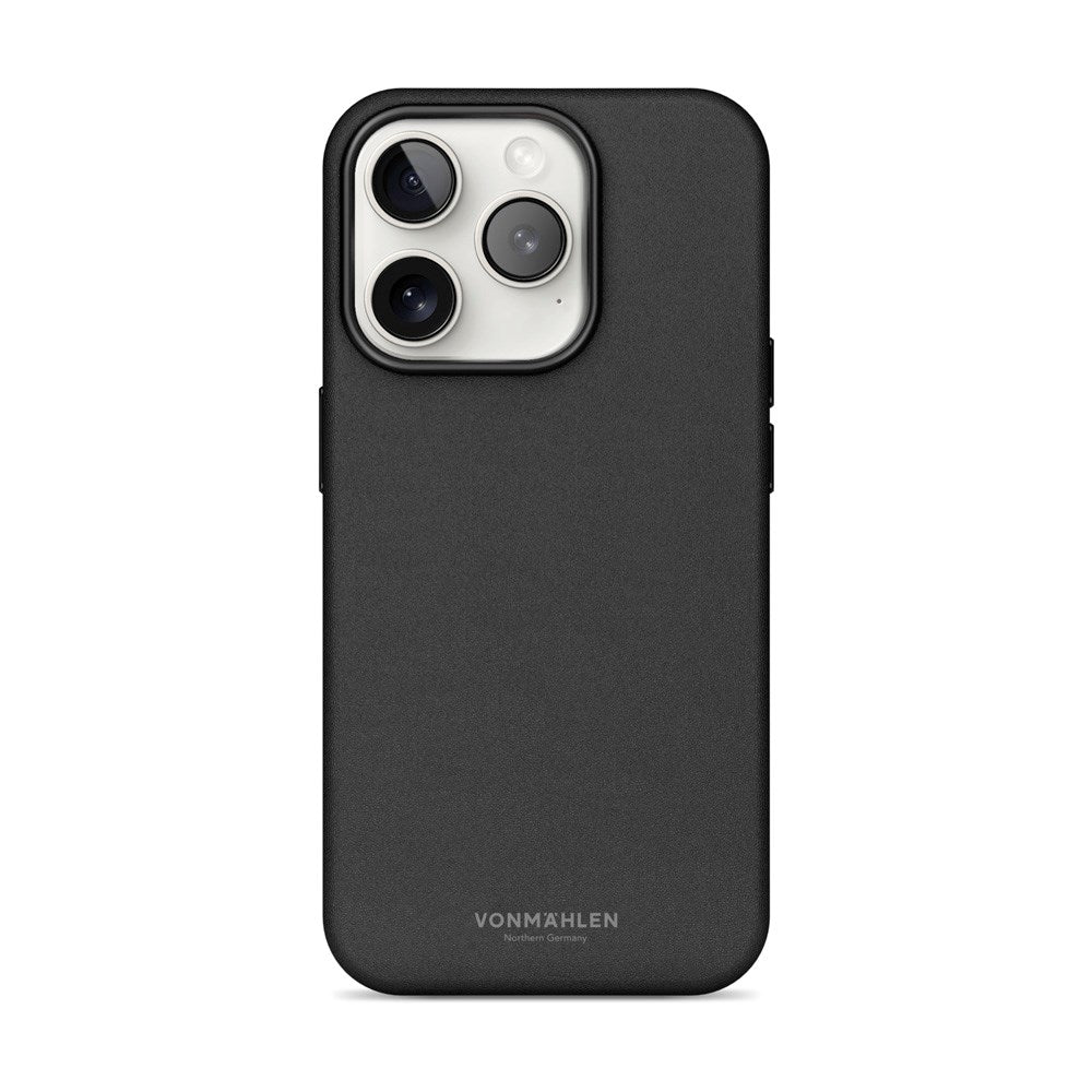 Vonmählen iPhone 16 Pro Max Like Leather Cover - MagSafe Kompatibel - Black