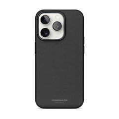 Vonmählen iPhone 16 Pro Max Like Leather Cover - MagSafe Kompatibel - Black