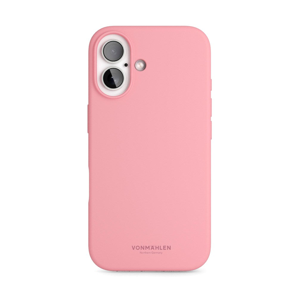 Vonmählen iPhone 16 Eco Silikone Cover - MagSafe Kompatibel - Cherry Blossom
