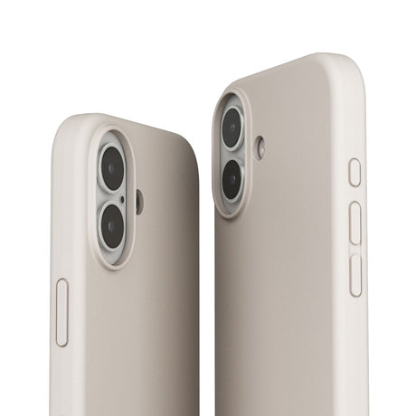 Vonmählen iPhone 16 Eco Silikone Cover - MagSafe Kompatibel - Cream