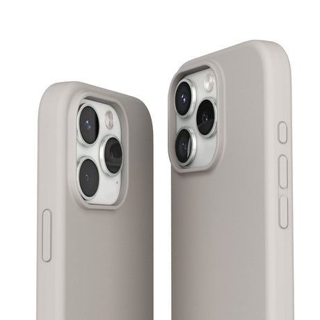 Vonmählen iPhone 16 Pro Eco Silikone Cover - MagSafe Kompatibel - Cream