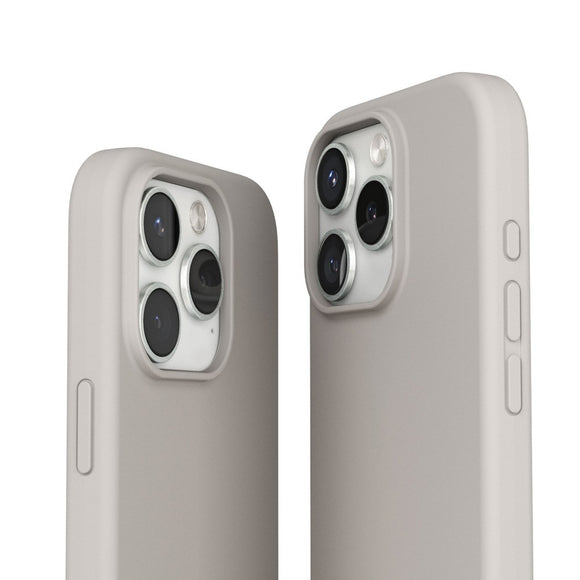 Vonmählen iPhone 16 Pro Eco Silikone Cover - MagSafe Kompatibel - Cream