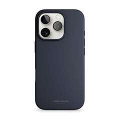 Vonmählen iPhone 16 Pro Eco Silikone Cover - MagSafe Kompatibel - Navy