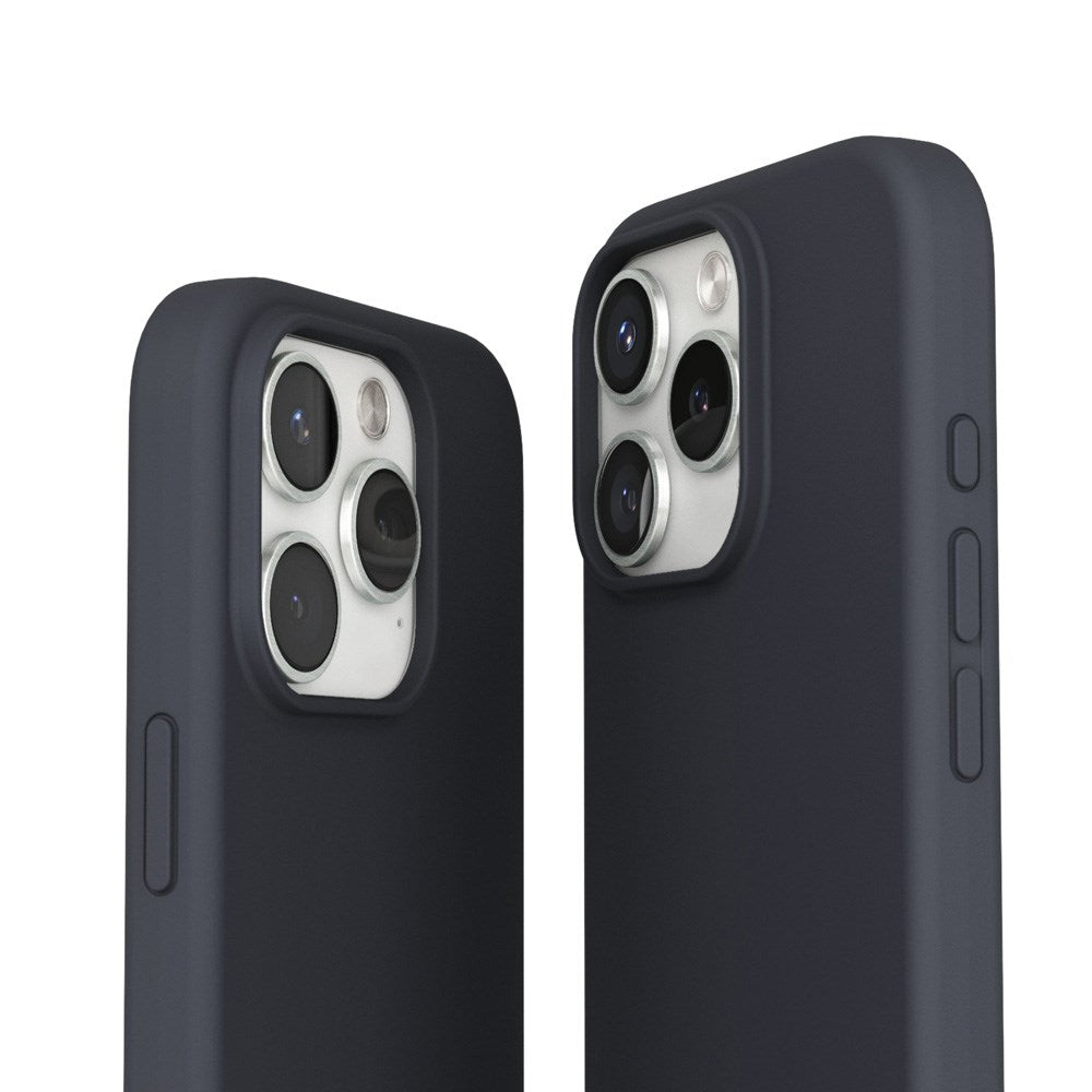 Vonmählen iPhone 16 Pro Eco Silikone Cover - MagSafe Kompatibel - Navy