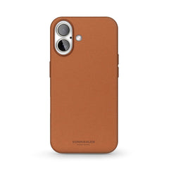Vonmählen iPhone 16 Like Leather Cover - MagSafe Kompatibel - Brown