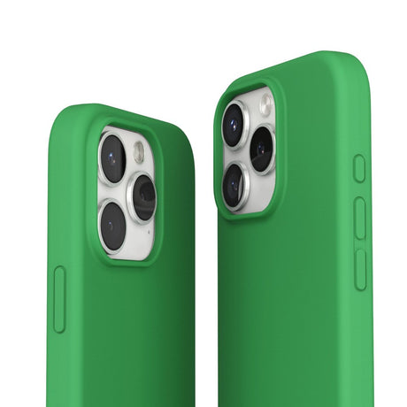 Vonmählen iPhone 16 Pro Eco Silikone Cover - MagSafe Kompatibel - Green Haven